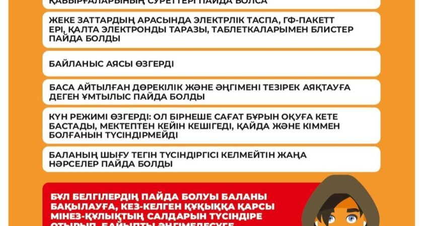 Ата-аналарға арналған жадынама